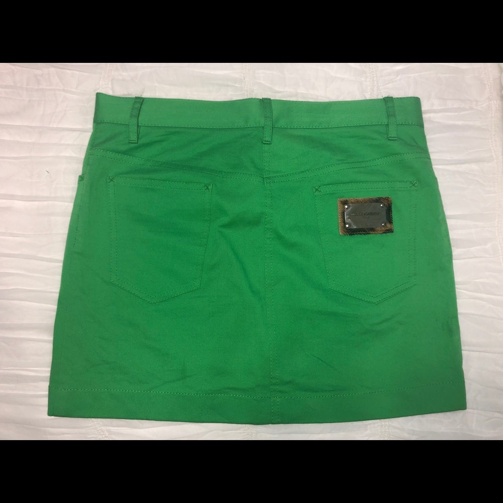 Dolce & Gabbana Green Mini Skirt ✨